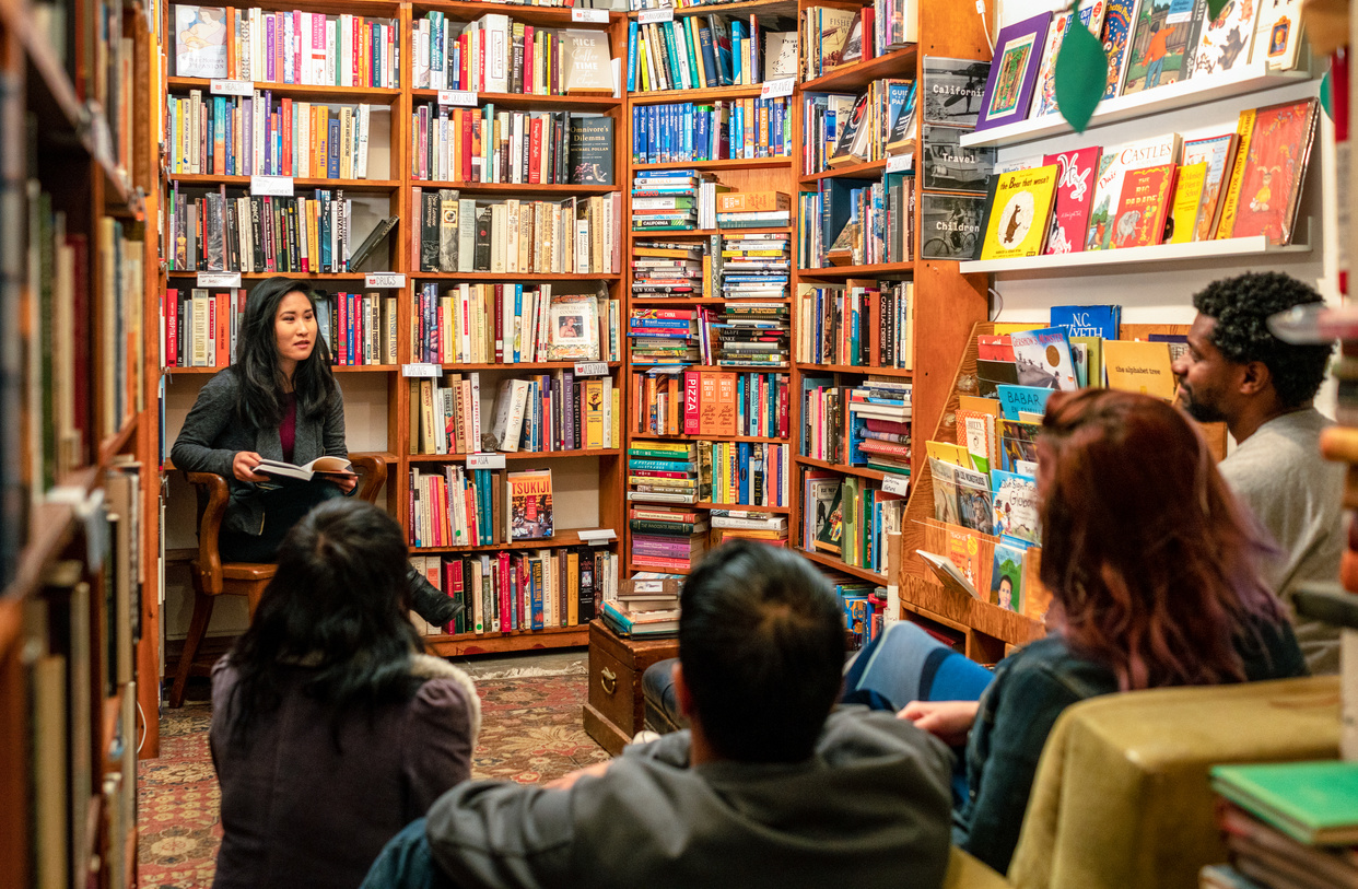 Book group with the author